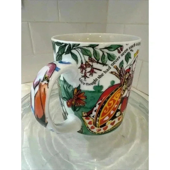 ALICE IN WONDERLAND Coffee Mug Cafe By Paul Cardew England 2010 Cheshire Cat - Picture 3 of 12
